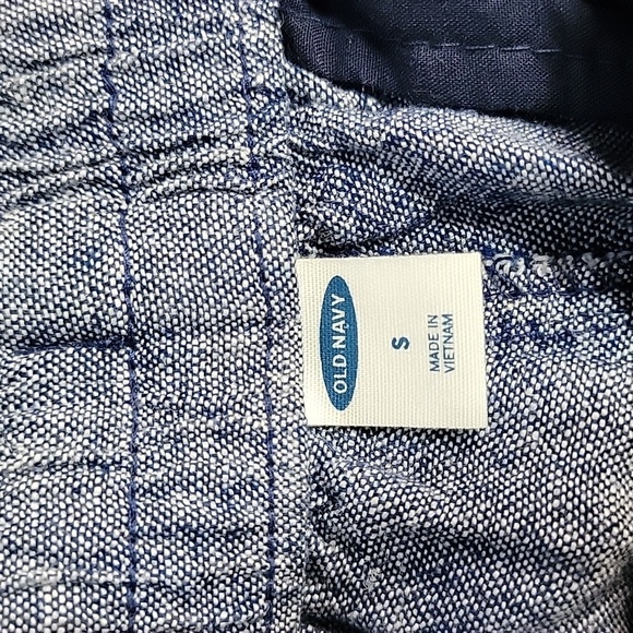 Women's Old Navy High Rise Cropped Chambray Blue Pants, Small, EUC - Picture 5 of 6